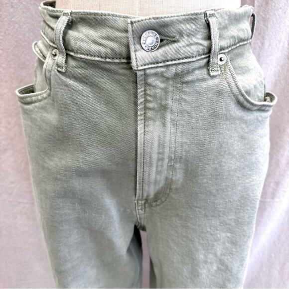 Everlane The Way High jeans size 28 Regular Archroma Aqua Gray (light green)‎ - Picture 5 of 16